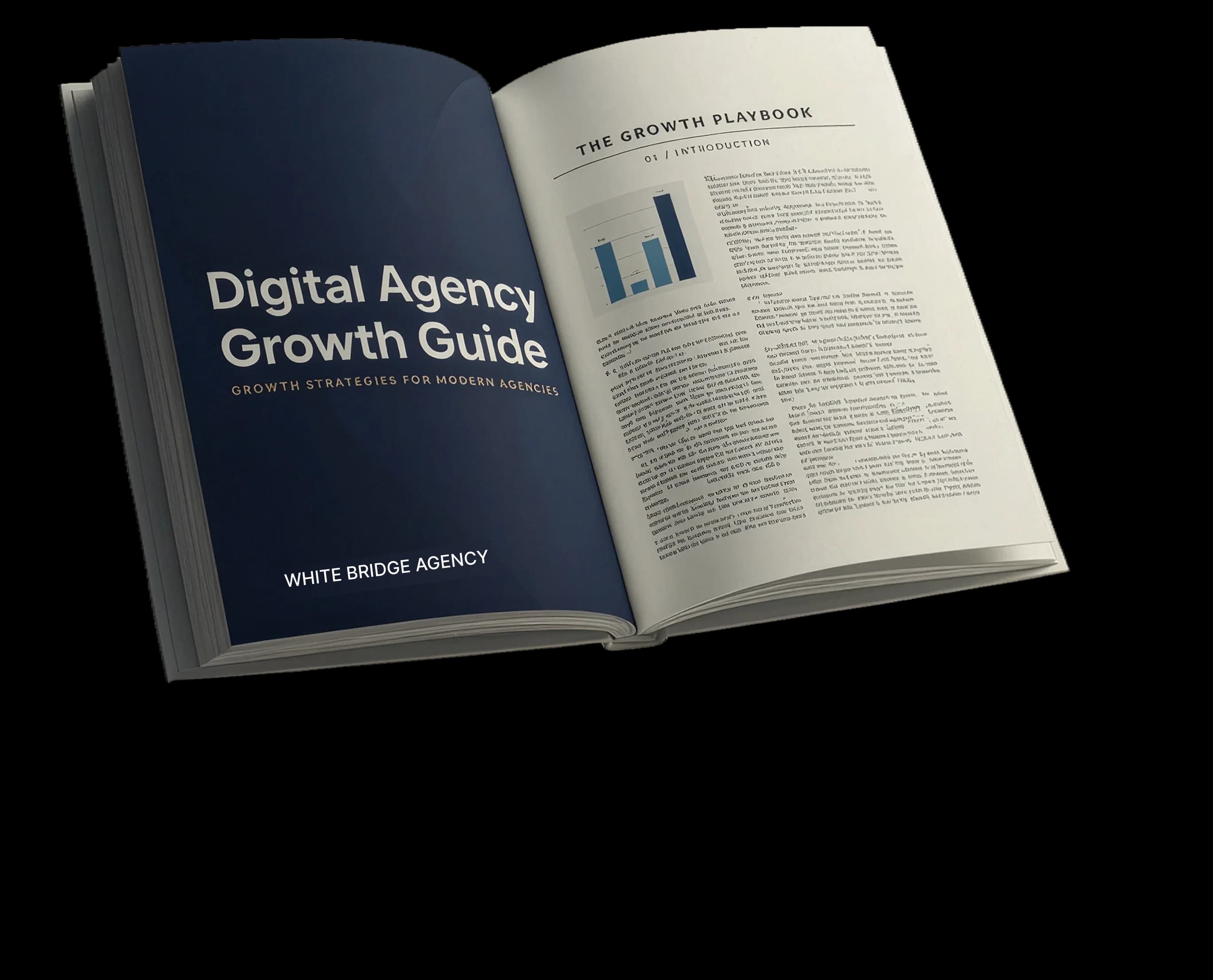 Law Firm Growth Guide open book mockup