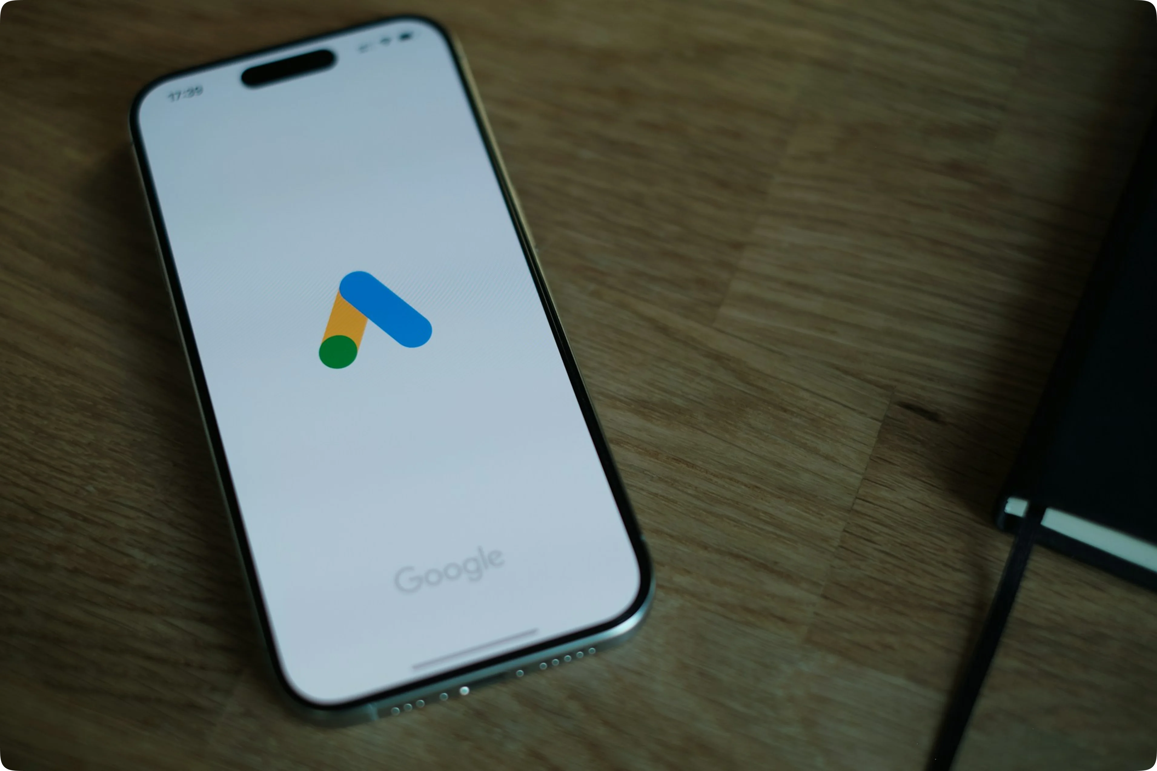 Paid search campaign on a phone