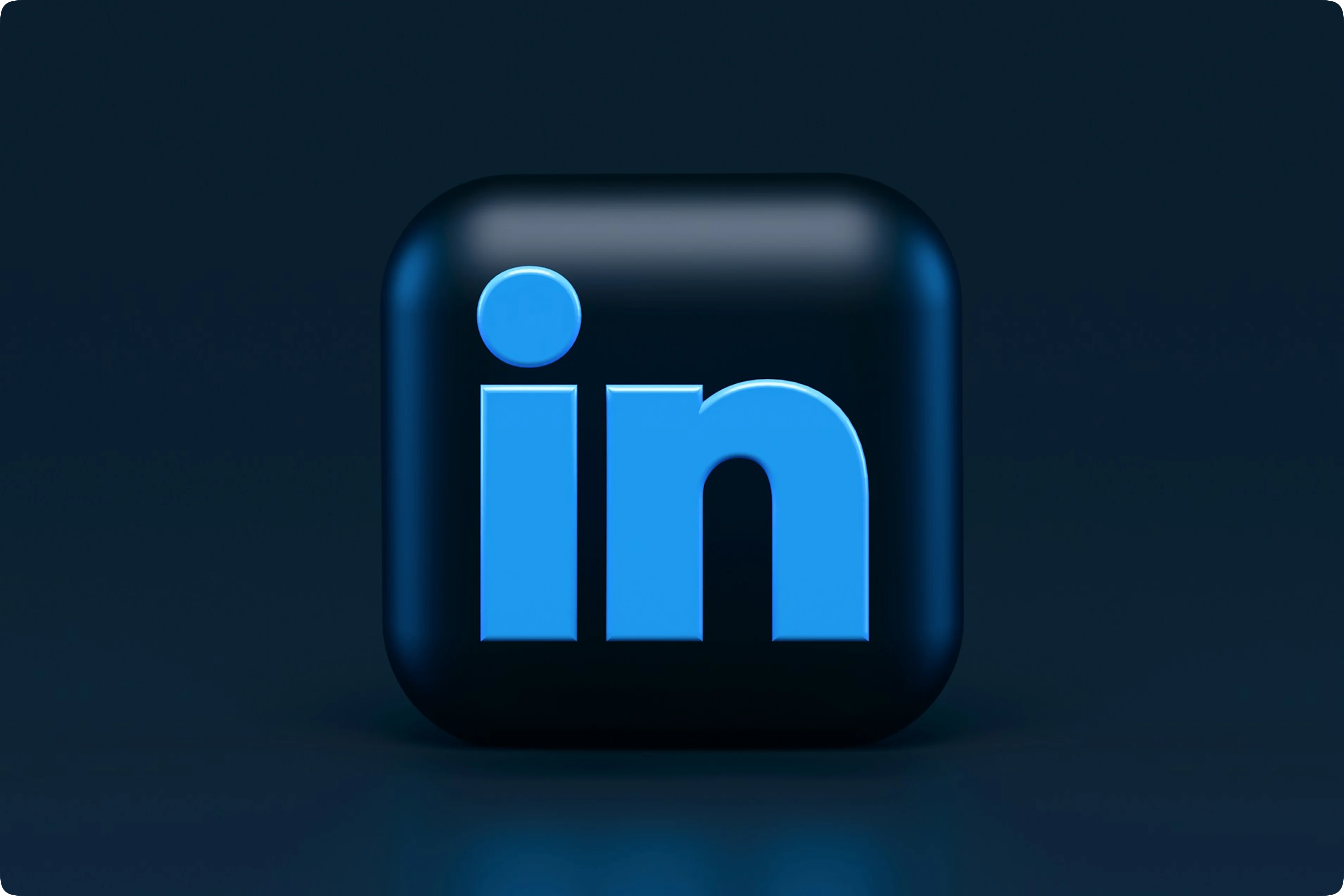 Professional networking on a laptop